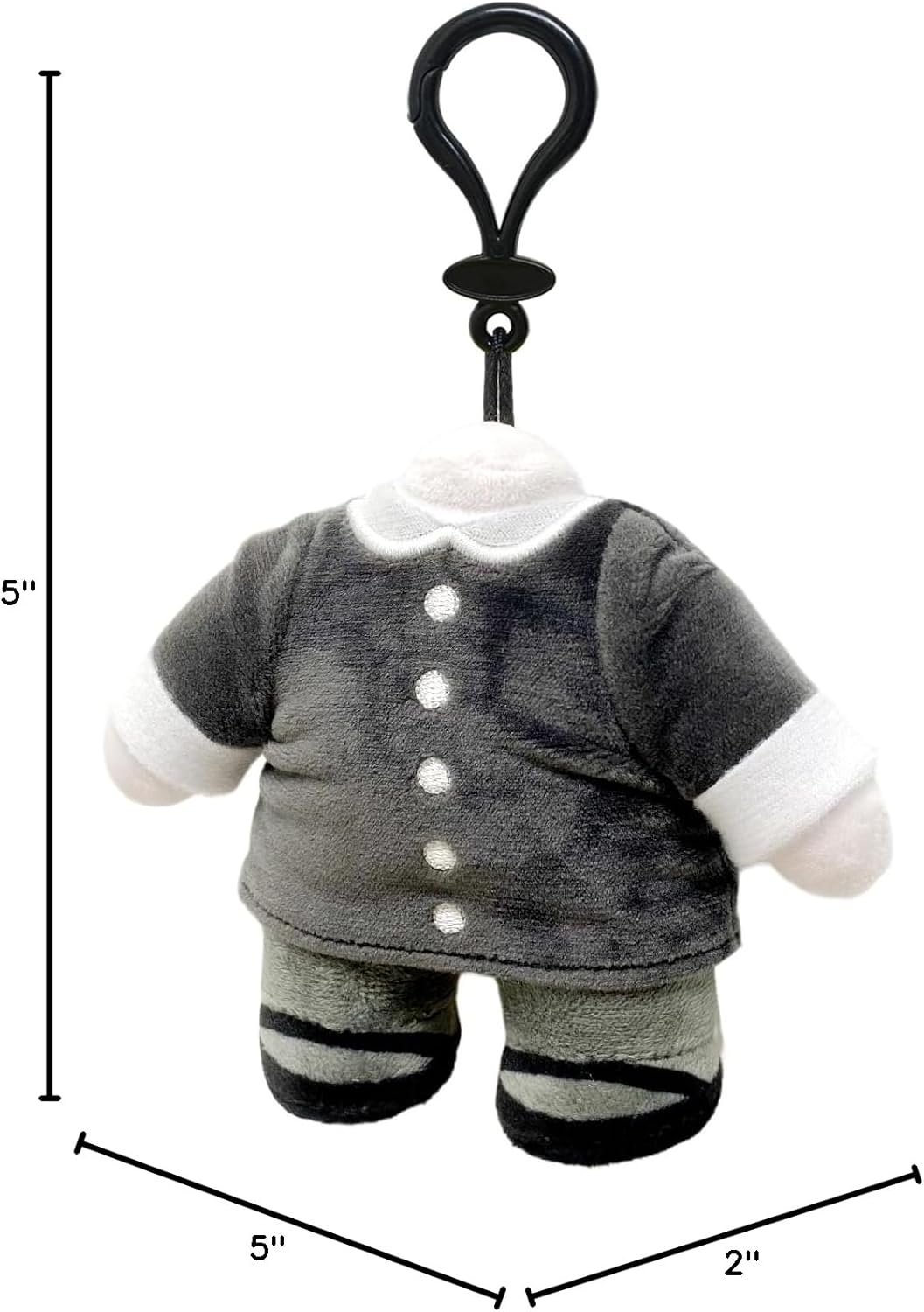 Great Eastern Entertainment The Addams Family Tv - Headless Doll Plush 4" H