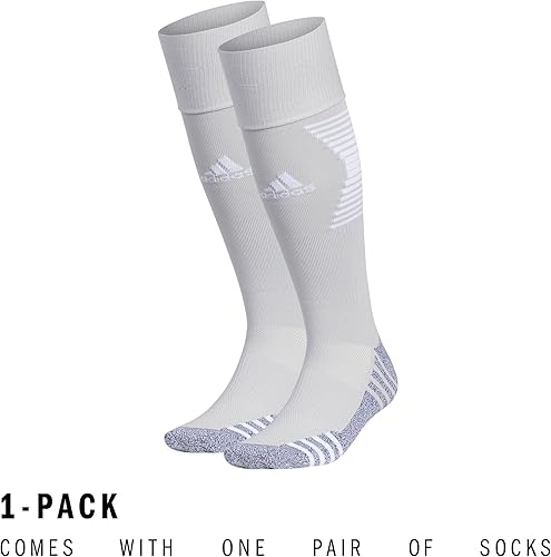 Miniatura 6 de Adidas Unisex Team Speed Soccer Socks or Calf Sleeves (1 Pair) Over-The-Calf