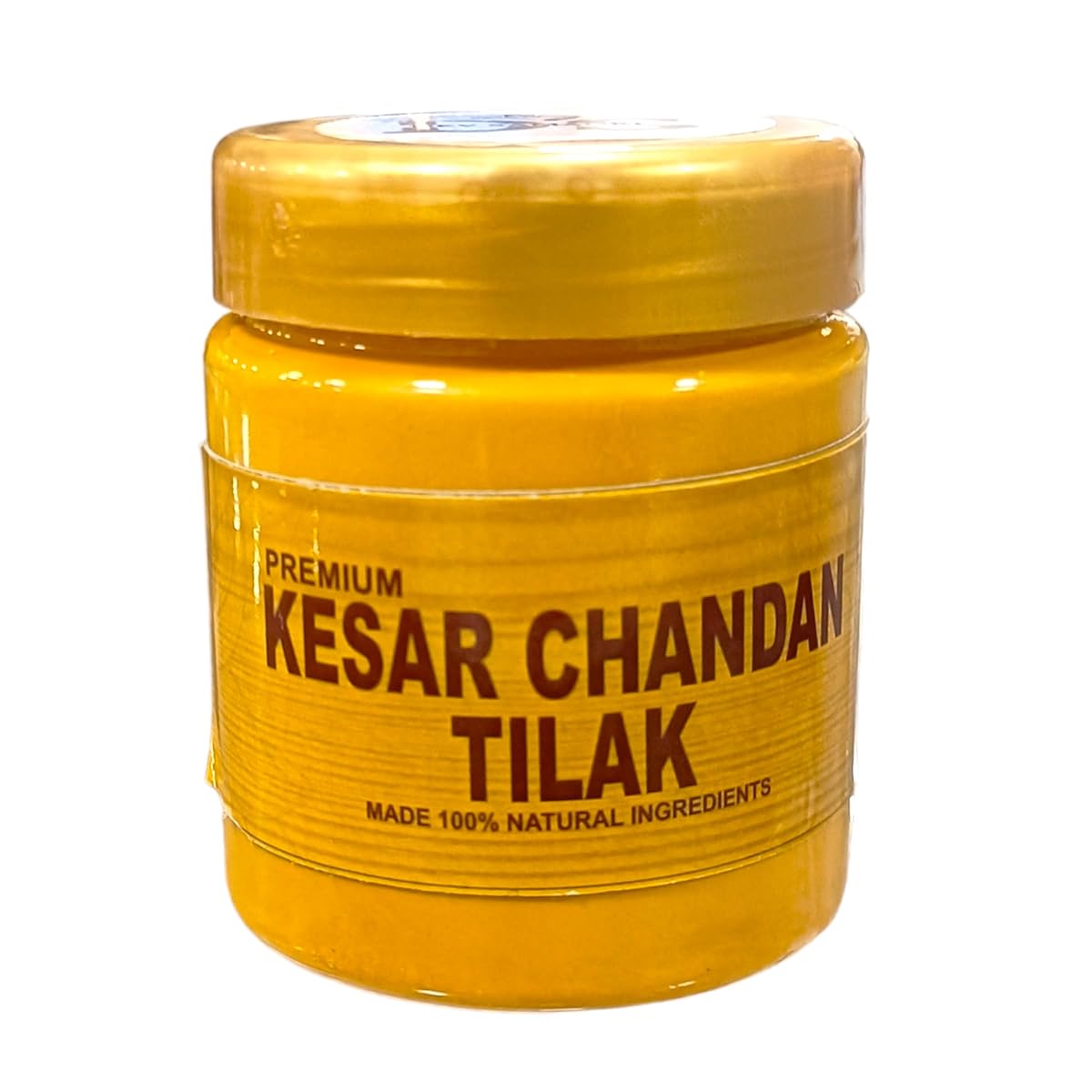 DEV SAMAGRI Premium Kesar Chandan Tilak Yellow Chandan Powder for Face, Cooling