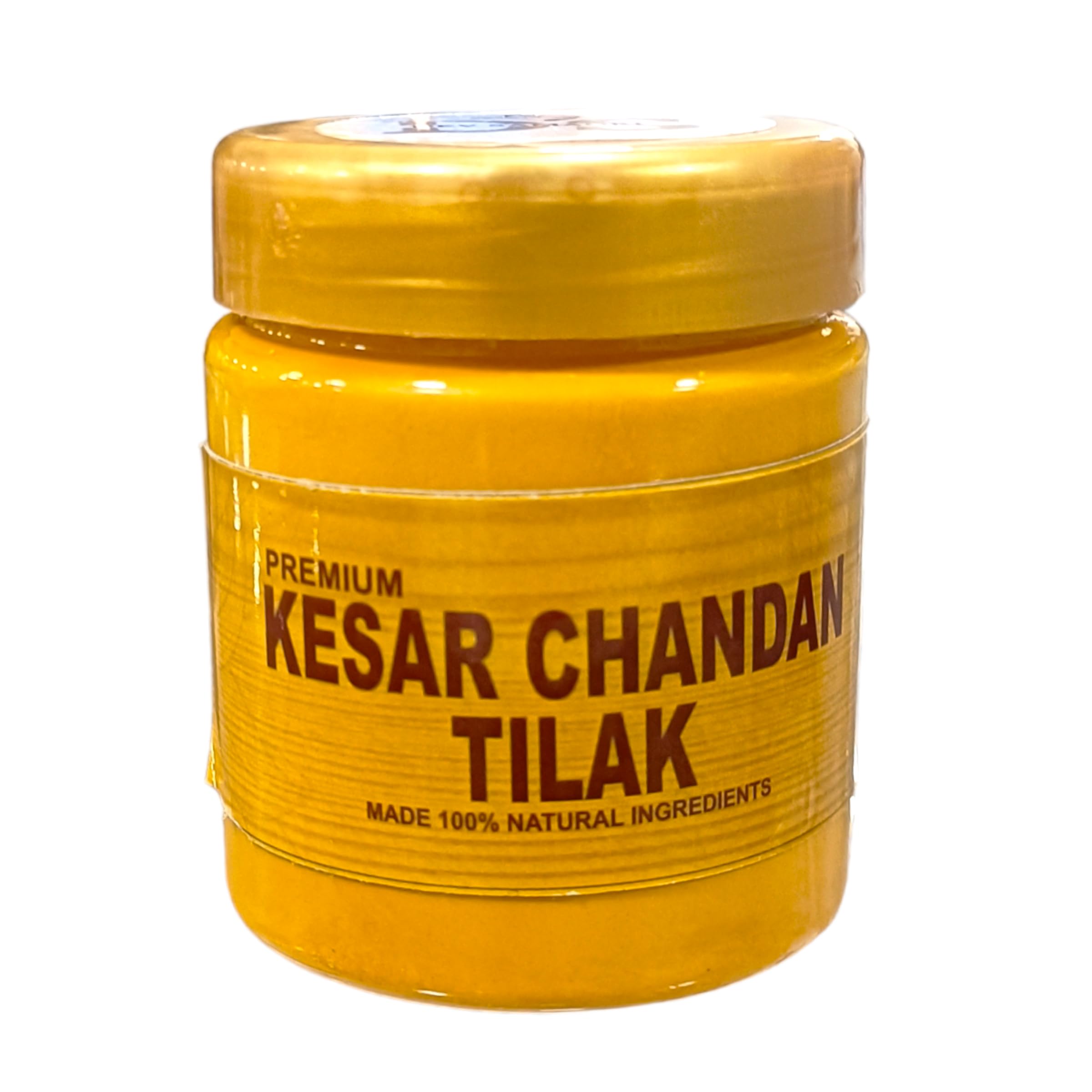 DEV SAMAGRI Premium Kesar Chandan Tilak Yellow Chandan Powder for Face, Cooling
