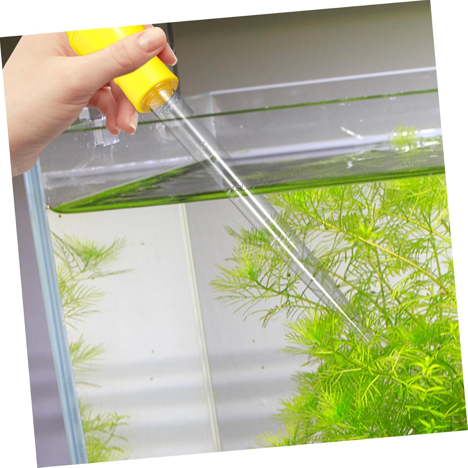 BESPORTBLE 2pcs Fish Tank Siphon Pump Cleaner Extension Tubes Hand Operated Aquarium Water Changing Tool for Gravel Straining and Dirty Water Removal
