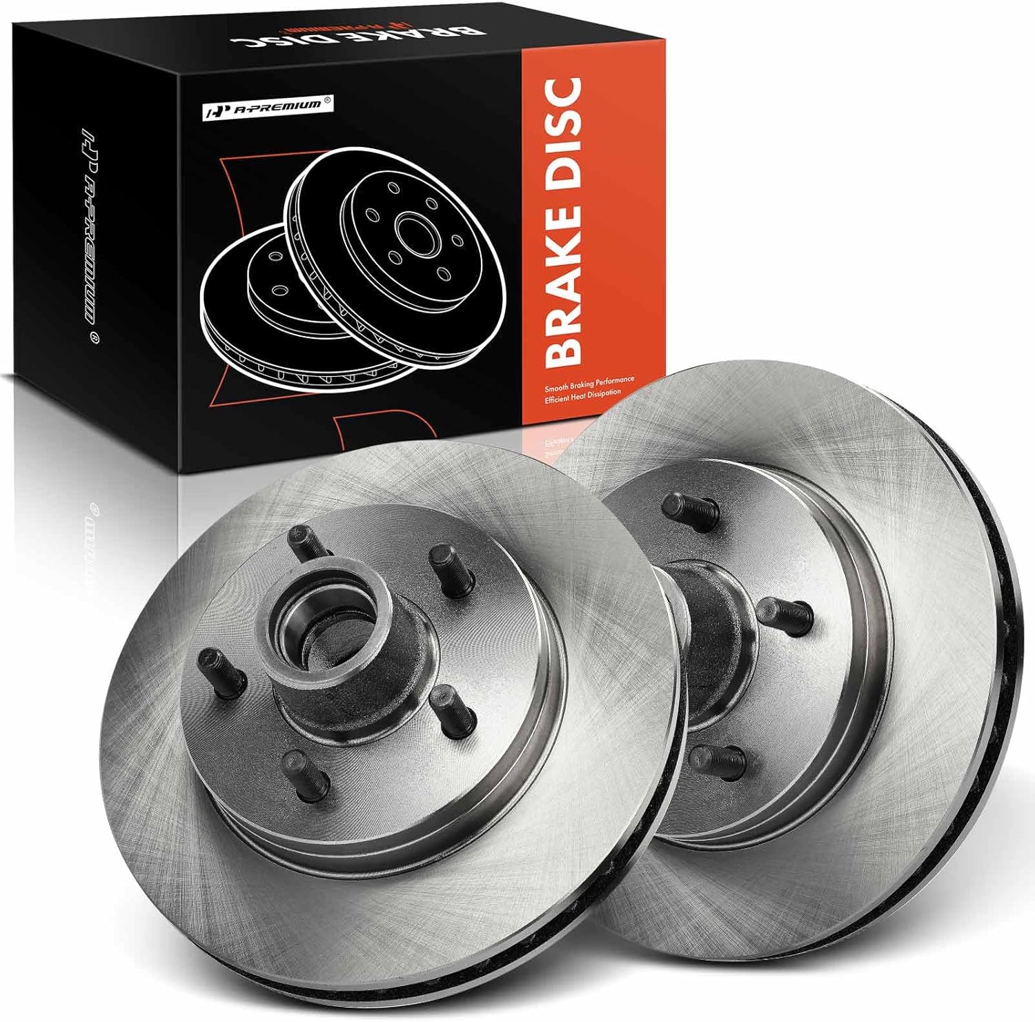 A-Premium 11.61 inch (295mm) Front Vented Disc Brake Rotors Compatible with Select Chevrolet and GMC Models - Tahoe, C1500 Suburban, C1500, Express 1500, Yukon, Savana 1500, C1500 Suburban 2-PC Set