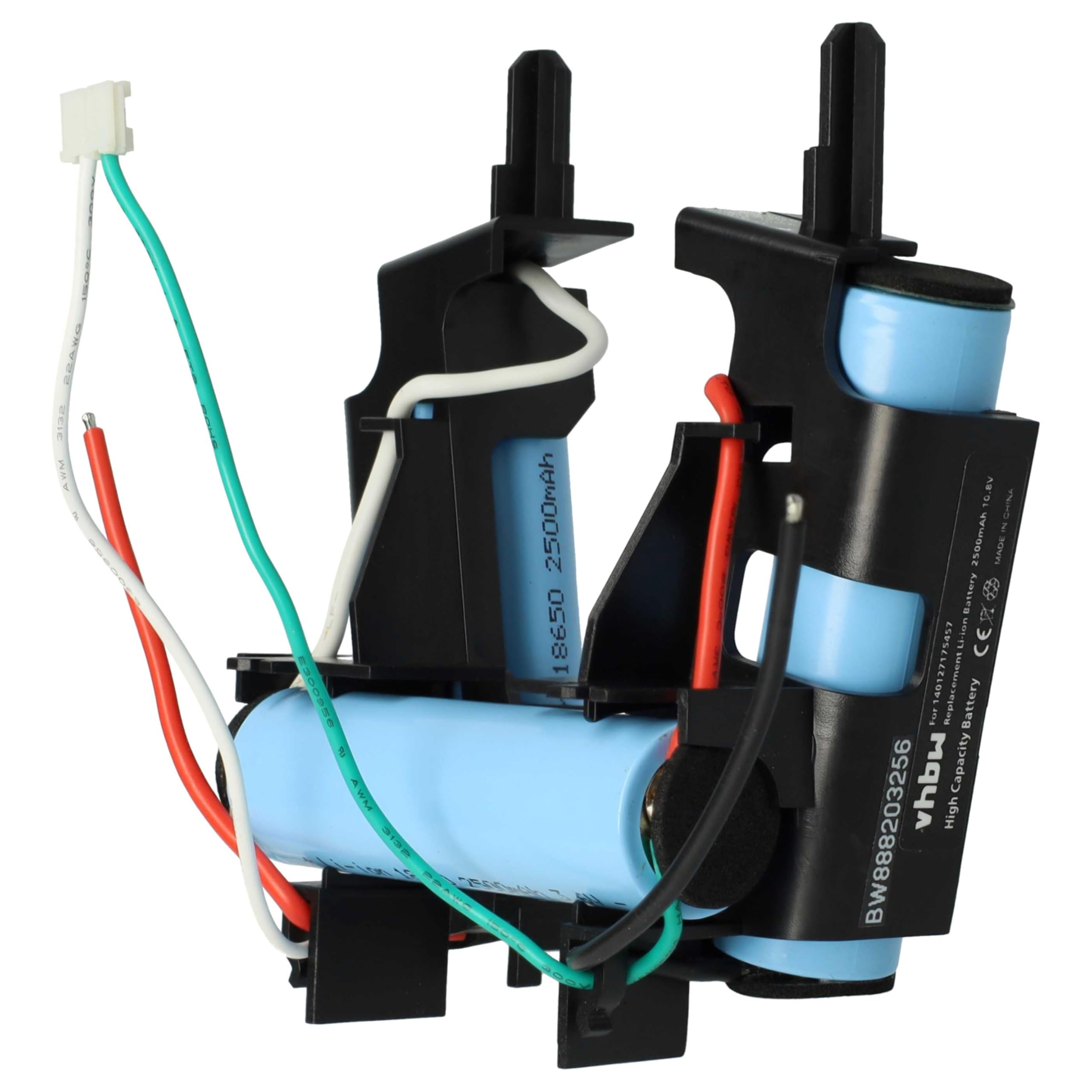 Vhbw Batteria Di Ricambio Per Aspirapolvere Electrolux ZB3103 - 2500mAh 14,4V Li-Ion - Sostituisce 900940809 - 5
