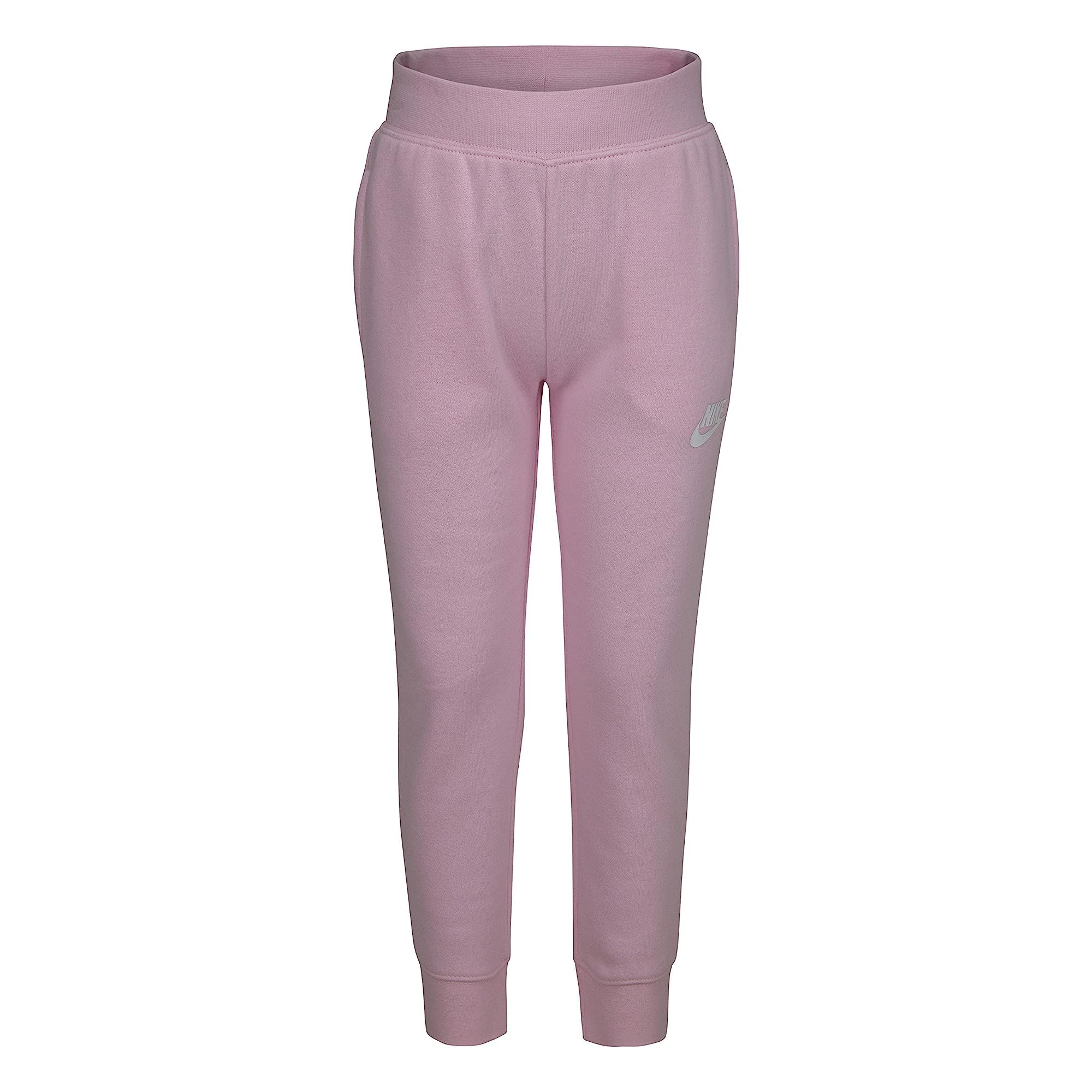 Nike Girls Pink Club Fleece Joggers In  4 Years/5 Years Size 4 Kids