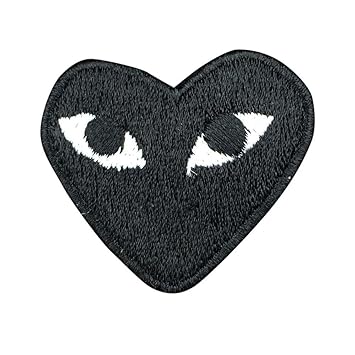 comme des garcons logo patch