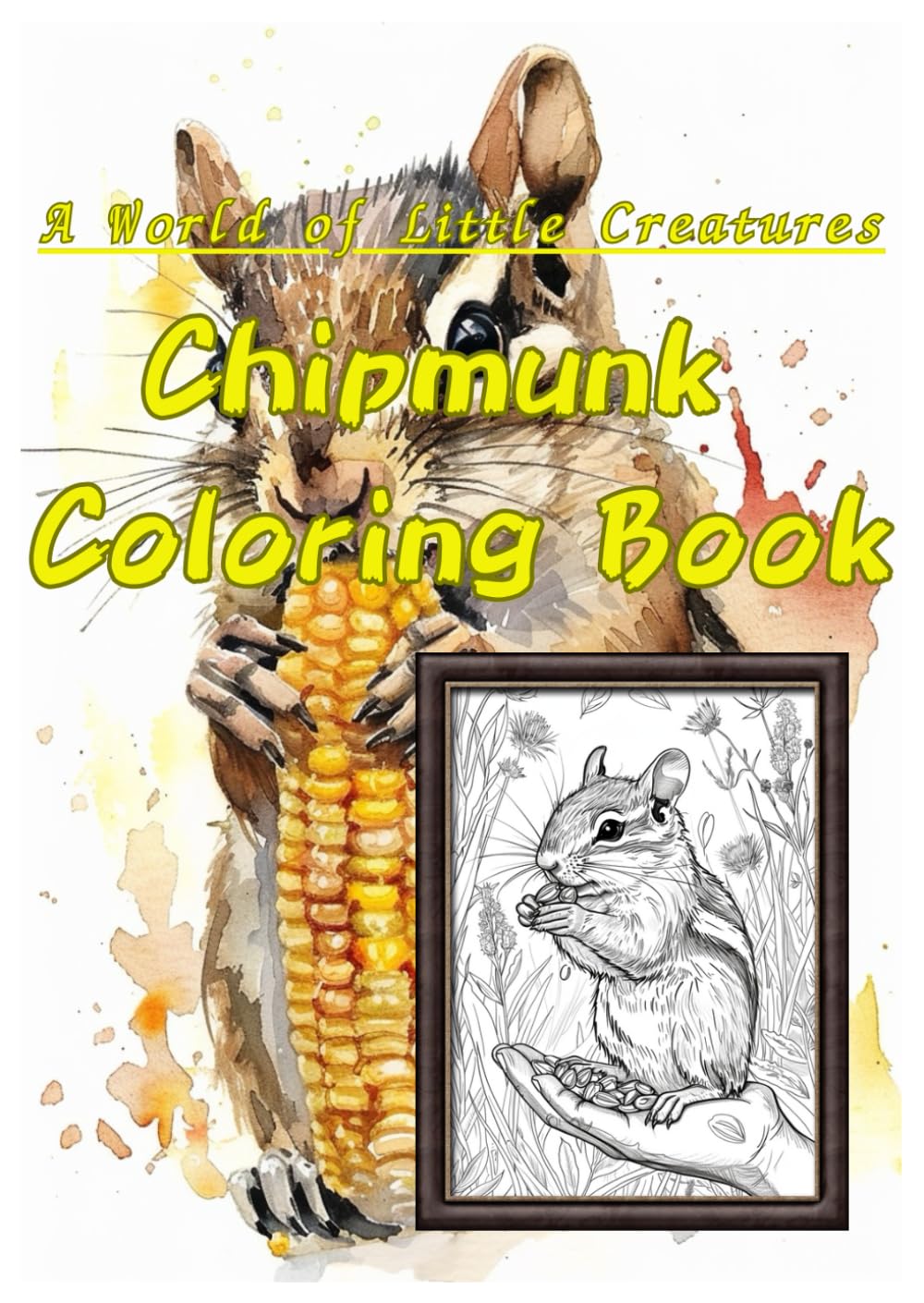 Chipmunk Coloring Book: A World of Little Creatures