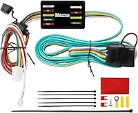 MECMO 4-Pin Trailer Wiring Harness 56370 for 2017-2025 Honda CR-V - Plug & Play T-Connector, Custom Tow Hitch Wire Kit