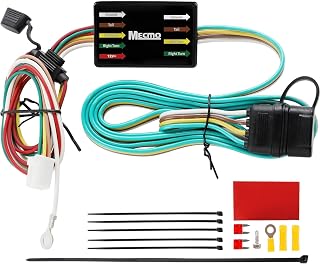 MECMO 4-Pin Trailer Wiring Harness 56370 for 2017-2025 Honda CR-V - Plug & Play T-Connector, Custom Tow Hitch Wire Kit