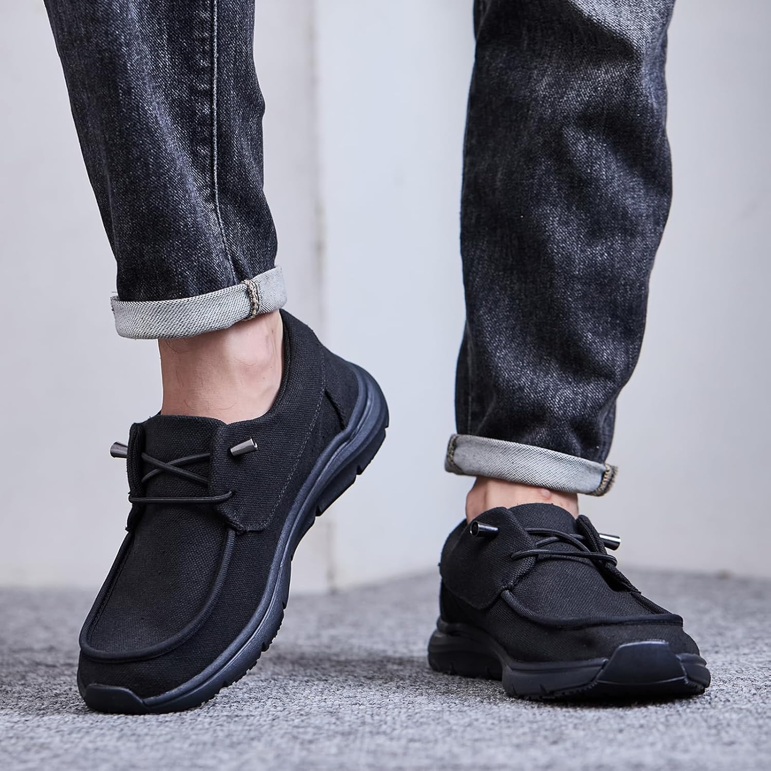 Non Slip Work Shoes for Men Women丨Waterproof Slip On Walking Loafers - Image 3