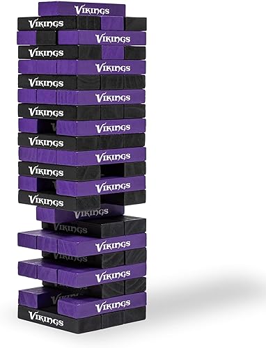 Wild Sports NFL Minnesota Vikings - Apiladores de mesa de 3 x 1 x .5 pulgadas, color del equipo