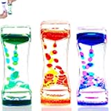 3 Pack Liquid Motion Bubbler Timer Sensory Calming Fidget Toy Autism Community Toys for Kids Teenager Adults
