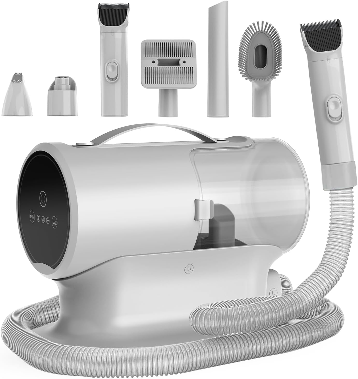 AIRROBO Dog Grooming Vacuum and Kit,12000Pa Pet Vacuum...