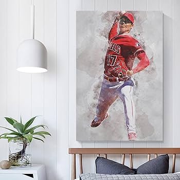 Amazon.co.jp: 大谷翔平 グッズ 大谷 2 プリント キャンバス