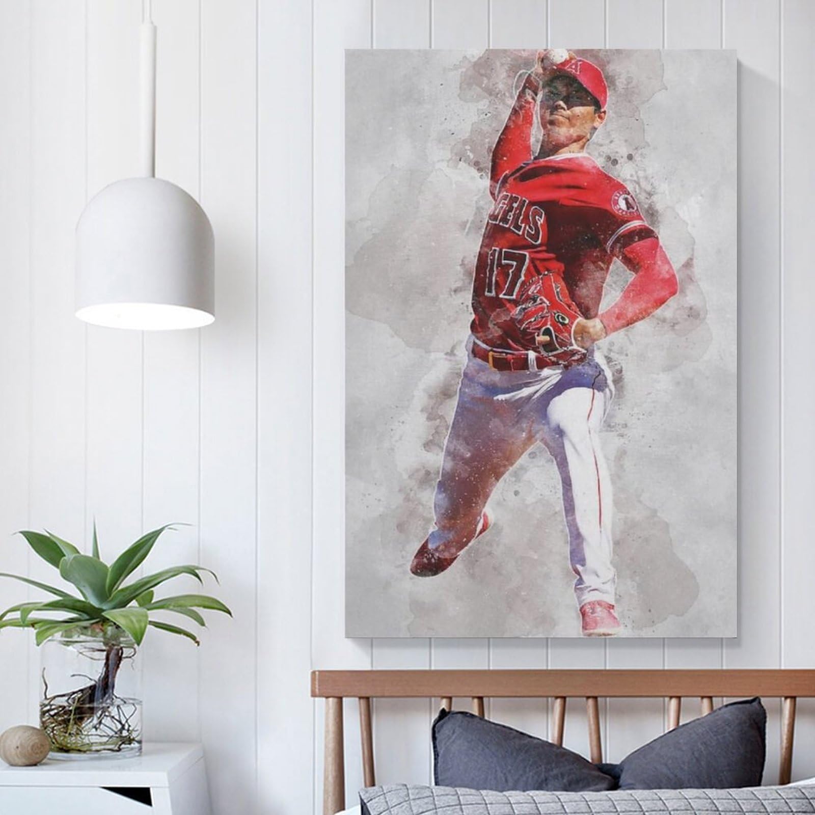 夢、大谷翔平、抽象画、書道アート、額縁、カラフル、室内装飾、オリジナル Amazon.co.jp: 大谷翔平 ポスター キャンバスHD 壁飾り