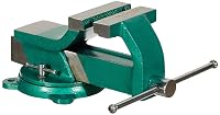 Brüder Mannesmann Schraubstock 100 mm 360 drehbar austauschbare Backen
