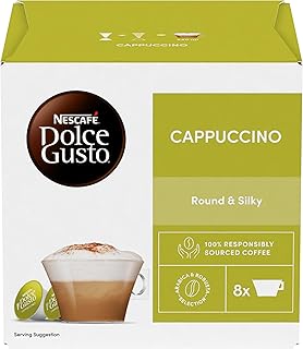 NESCAFÉ Dolce Gusto Cappuccino Coffee Pods 16 Capsules (Total 8 Servings)