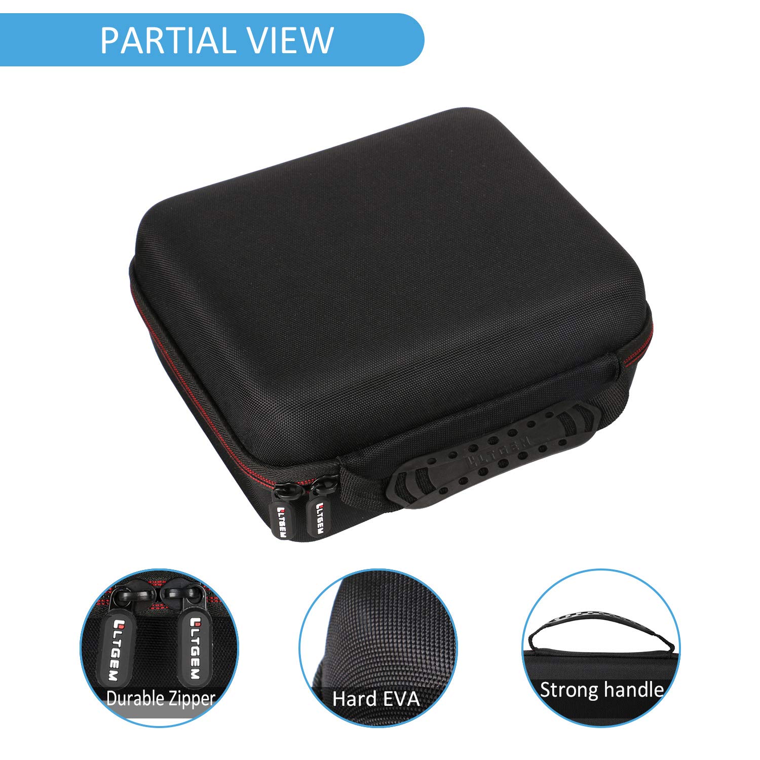 LTGEM EVA Hard Case for Stanley FATMAX SL10LEDS Rechargeable 2,200 Lumen LED Lithium Ion Spotlight (Not Included The Spotlight) （Only Case）