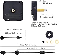 Vista 2 de WILLBOND Movimiento de reloj de eje largo de alto par con motor de reloj y manecillas de 7 pulgadas en forma de espada