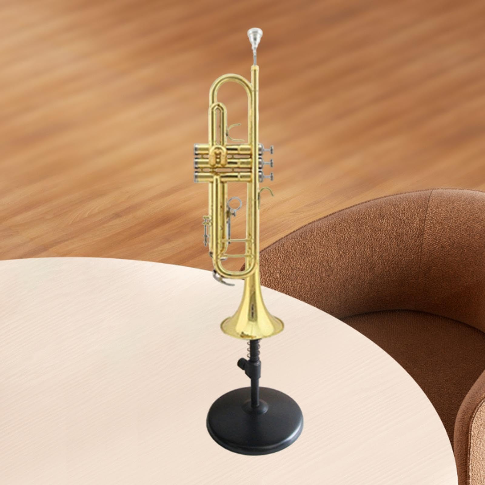 BEALIFE Supporto per tromba antiscivolo, supporto musicale portatile e stabile, garantisce una conservazione sicura dello strumento, per clarinetto piccolo, per tromba, per flicorno