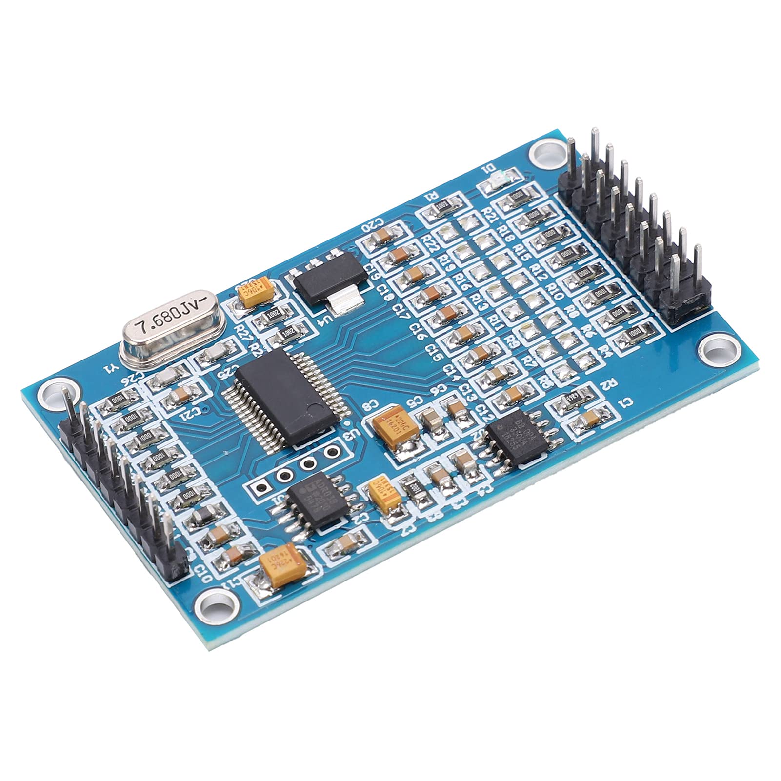 Modulo Convertitore ADC Analogico-digitale a 24 Bit a 8Canali, Scheda di Sviluppo Convertitore ADC ad Alta Precisione ADS1256 30ksps Velocità di Uscita Dati