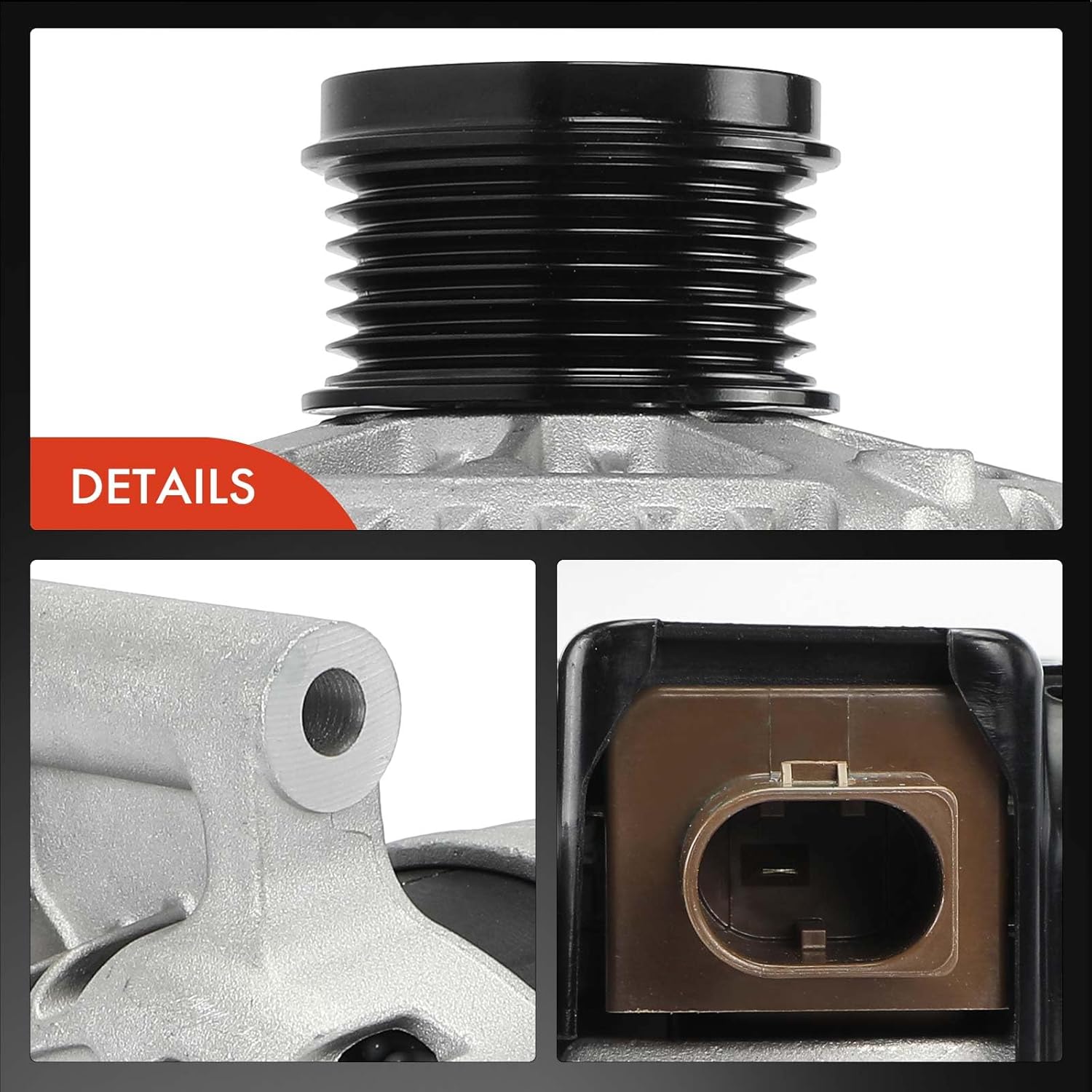 A-Premium Alternator Compatible with Toyota Camry 2018-2023 2.5L, RAV4 2019-2022 2.5L, Corolla 2019-2022 2.0L, Avalon 2021 2.5L, 12V 100A 6-Groove Decoupler Pulley Clockwise, Replace# 27060-25010