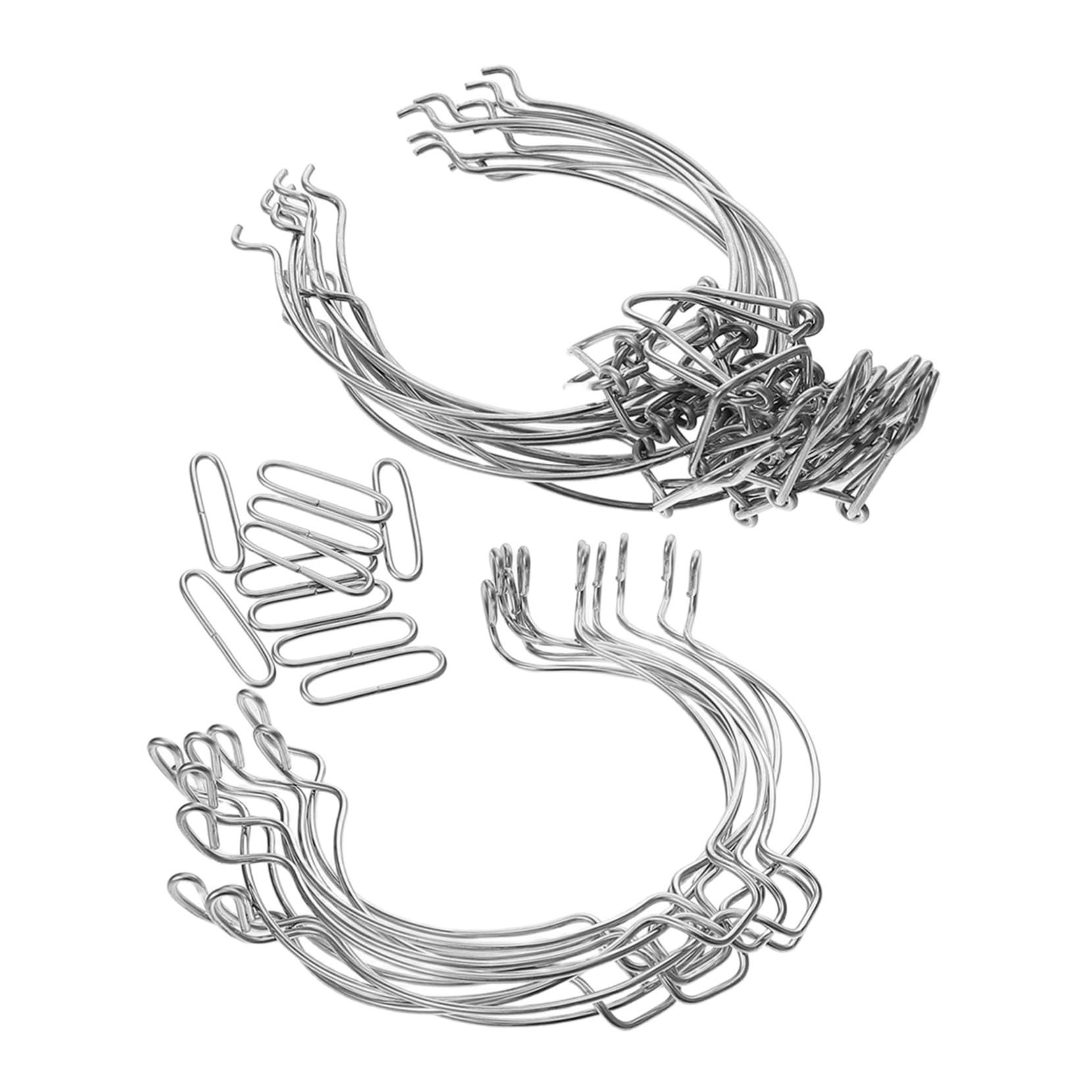 FUNNETOYU 10pcs Metal Locking Wire Buckle Glass Jars Hardware Airtight Jars Collars Sealing Jar Wire Clamp Stainless Steel Locking Clips