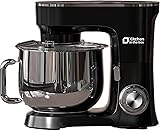 Kitchen in the Box Stand Mixer, 900W 8.5 QT Kitchen Electric Mixer, 10-Speed Large Capacity Tilt-head Food Mixer with Dough Hook, Wire Whip, Flat Beater & Splash Guard (Black)
