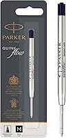 Vista 14 de Parker Quink Flow - Recambios de tinta para bolígrafo, punta media, color azul, 3