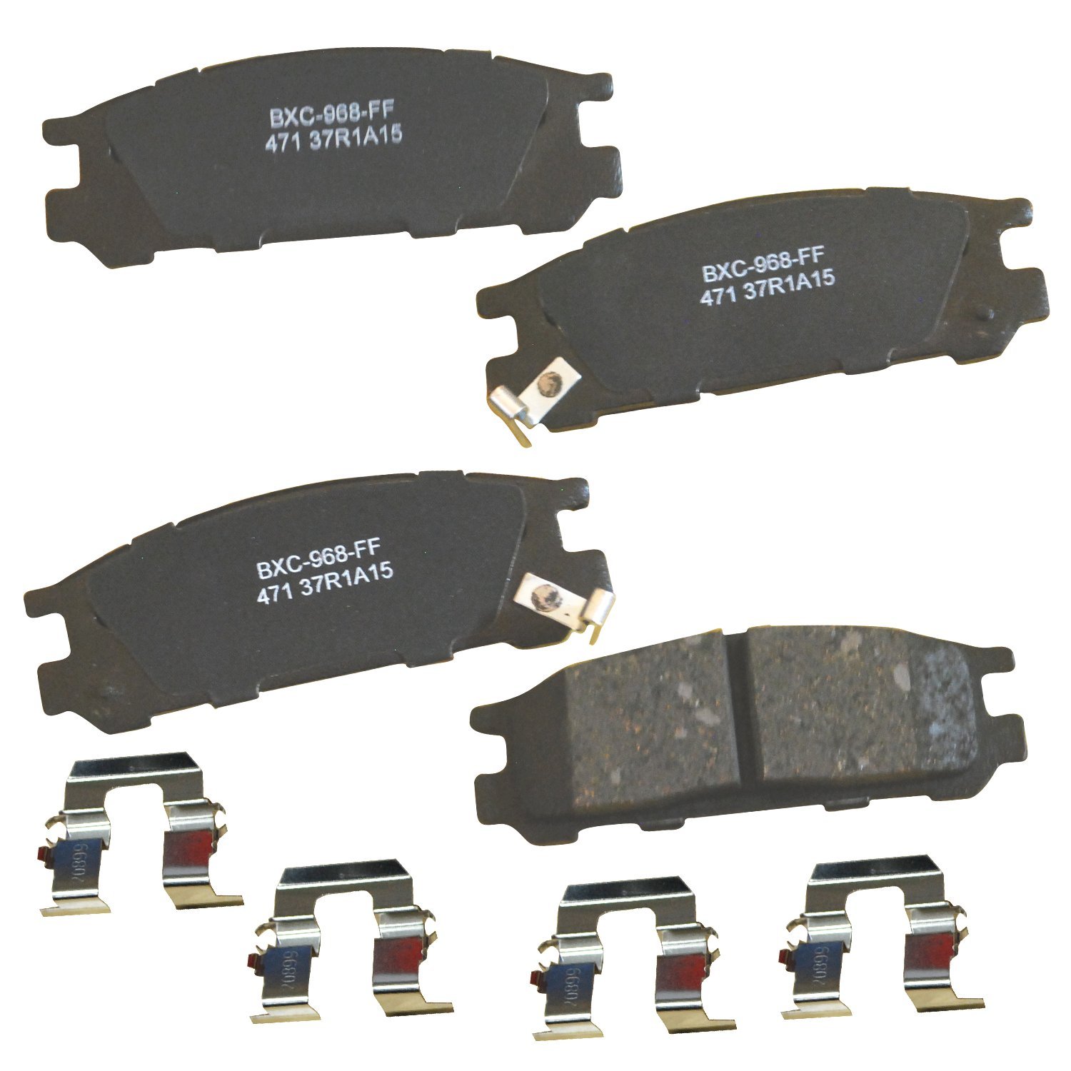 Bendix Premium SBC471 Ceramic Rear Brake Pads for Subaru Impreza 1996-1993, Impreza 1999-1998, Legacy 1999-1990, SVX 1997-1992