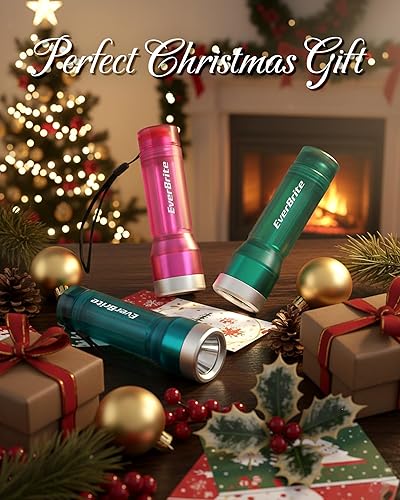 Miniatura 2 de EverBrite Mini linterna, luz LED con 3 modos, 3 pilas AAA incluidas, linterna pequeña resistente al agua para emergencias y campamento, rosa, 1