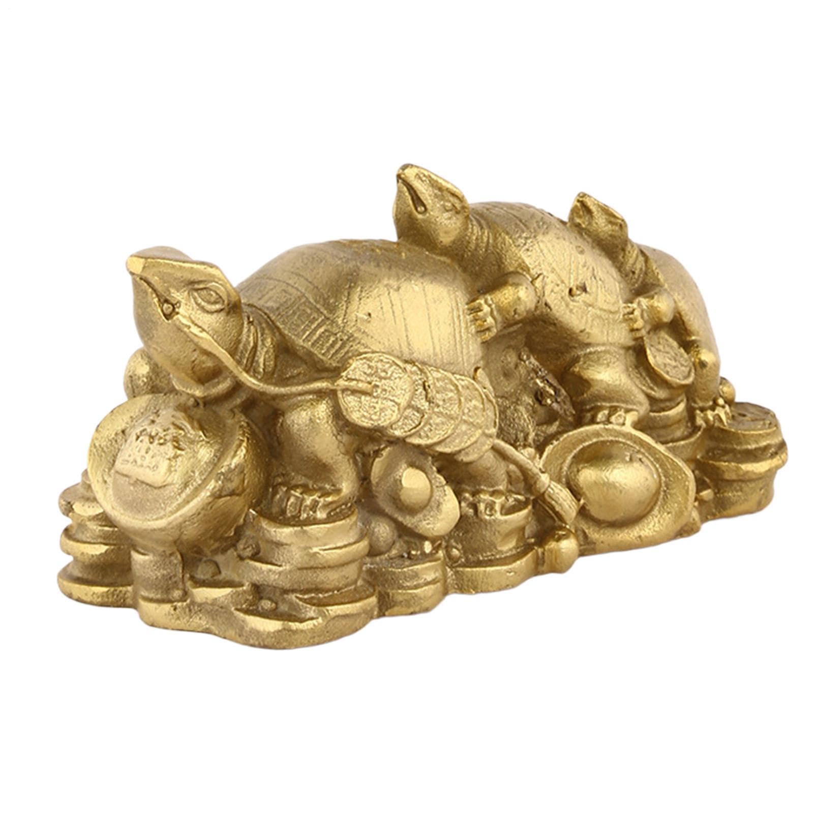 Petite figurine tortue et figurine d'animal miniature pour bibliothèque et bureau