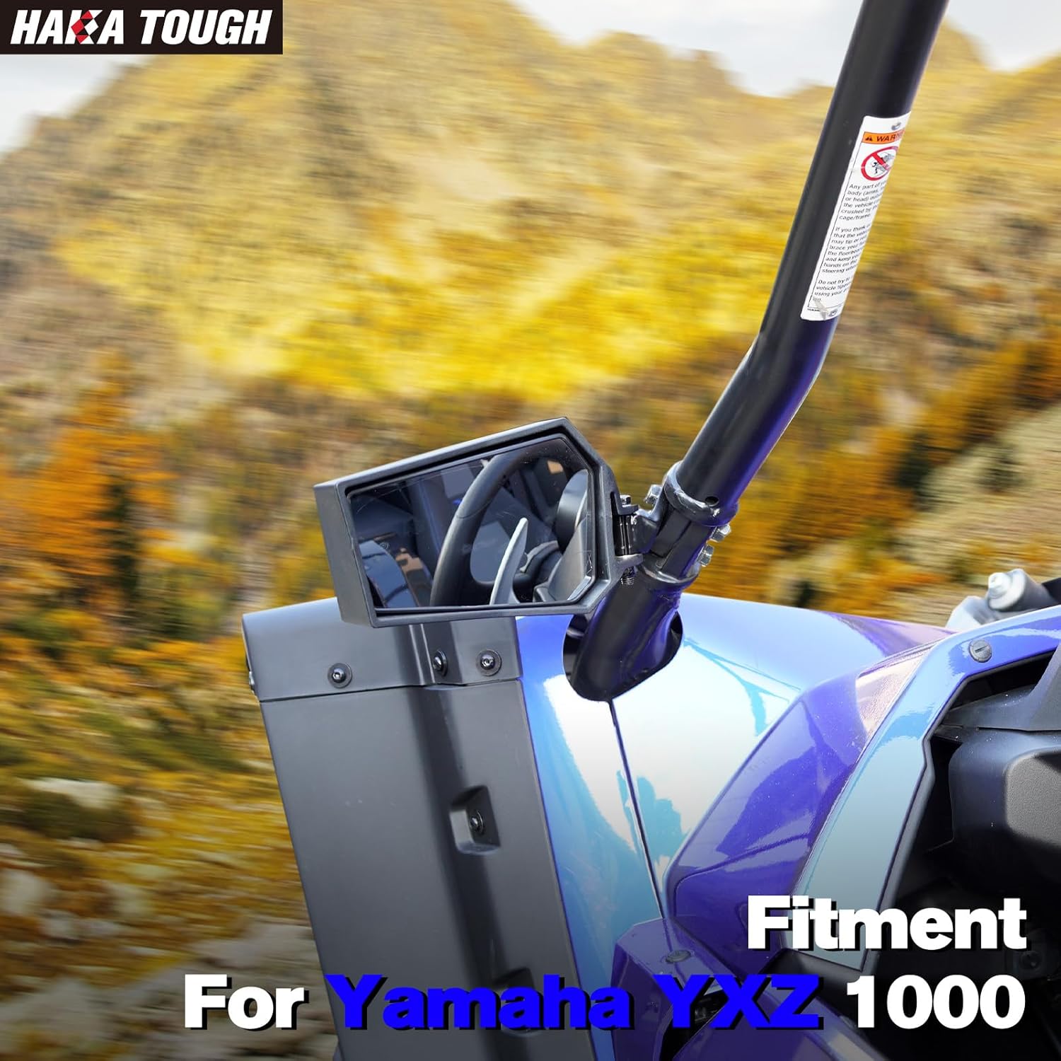 HAKA TOUGH Side Mirrors for Yamaha YXZ 1000 Accessories 2019-2023 Rear View Mirror for YXZ1000r 1000ss Side View, 2 PCS