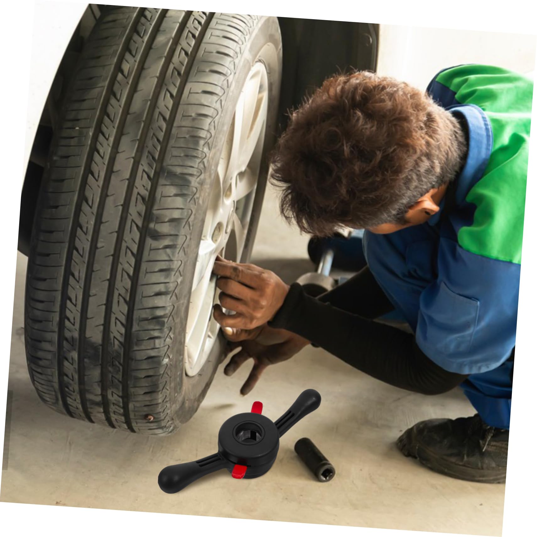 PLAFOPE Schnellspannwerkzeug für Radauswuchtmaschinen aus Leichtem Nylon 38mmx3mm Tragbar und Robust für Schnellen Reifenwechsel Am Auto