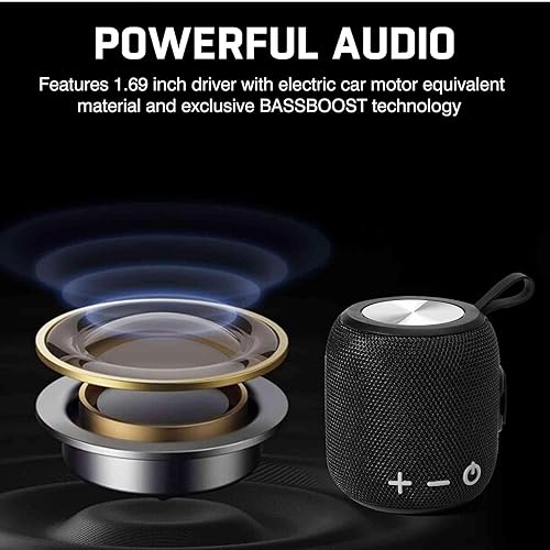 Miniatura 10 de Bluetooth Speaker Powerful Stereo Sound, IPX7 Waterproof, True Wireless Stereo Pairing, Portable Design, Latest Bluetooth V5.2 - Perfect for Redmi