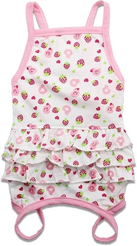 Vista 2 de 4 paquetes de vestidos para perros pequeños, vestidos para cachorros, ropa para niñas