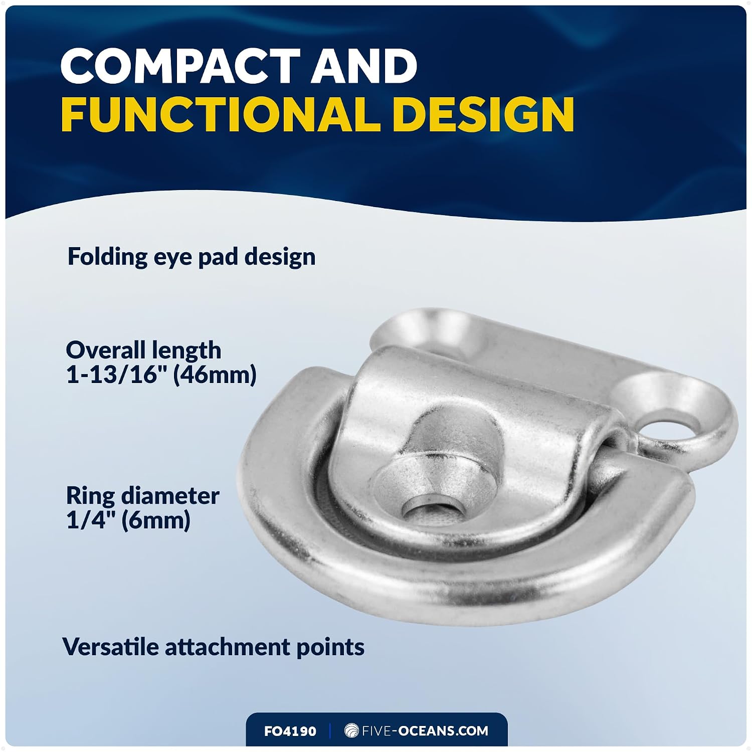 Five Oceans FO4190 Folding Eye Pad, Medium FO-4190