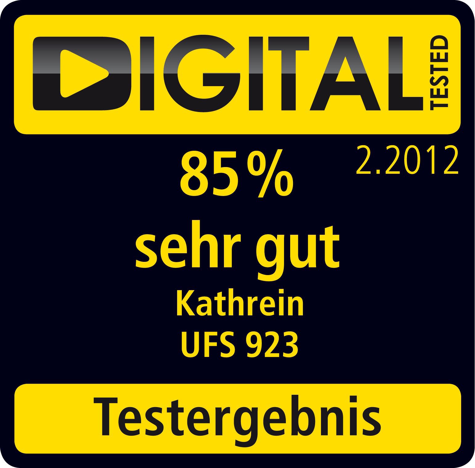 Kathrein UFS923Sw/1000GB Twin-HDTV Digitalreceiver mit Festplatte 1000GB (DVB-S, CI+, USB 2.0) schwarz