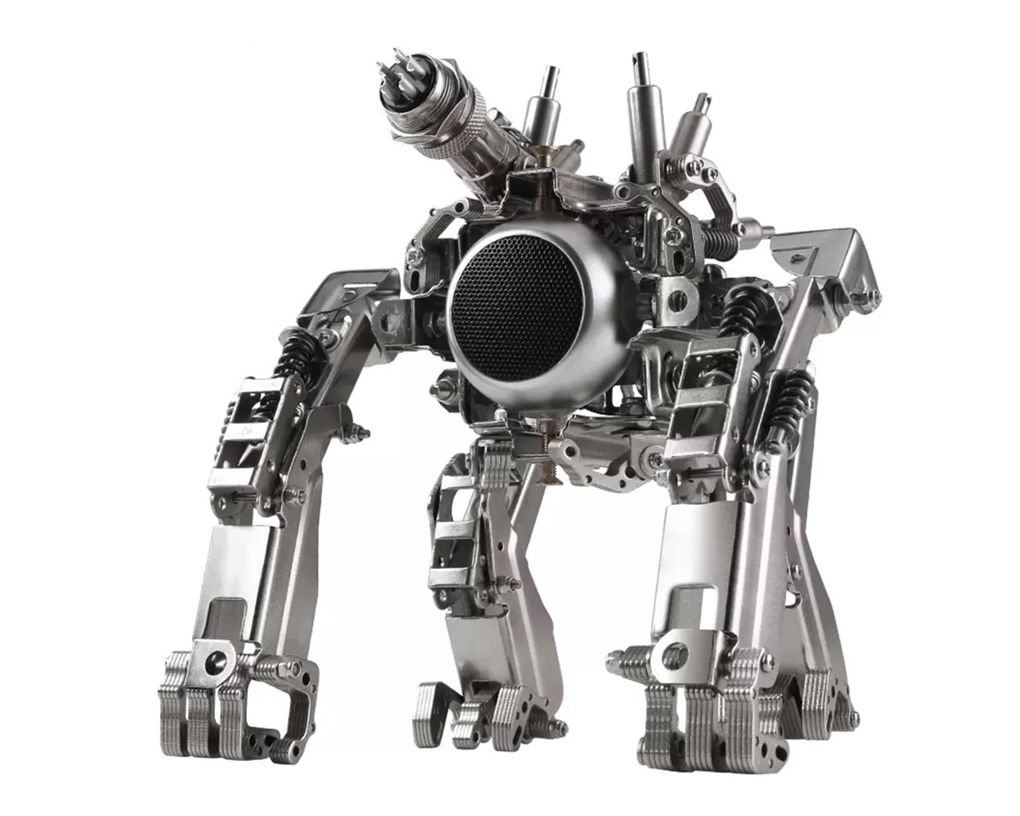 3D Metal Puzzles for Adults Metal Ape Warrior JS-011 Model to Build, Mecha Assembly Kits with Bluetooth Speaker