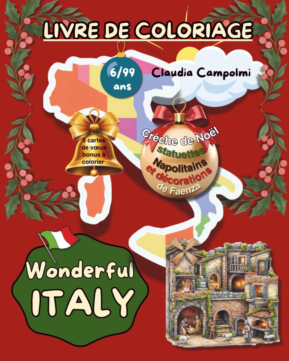 Wonderful Italy: Crèche de Noël et statuettes napolitains , et décorations de Faenza