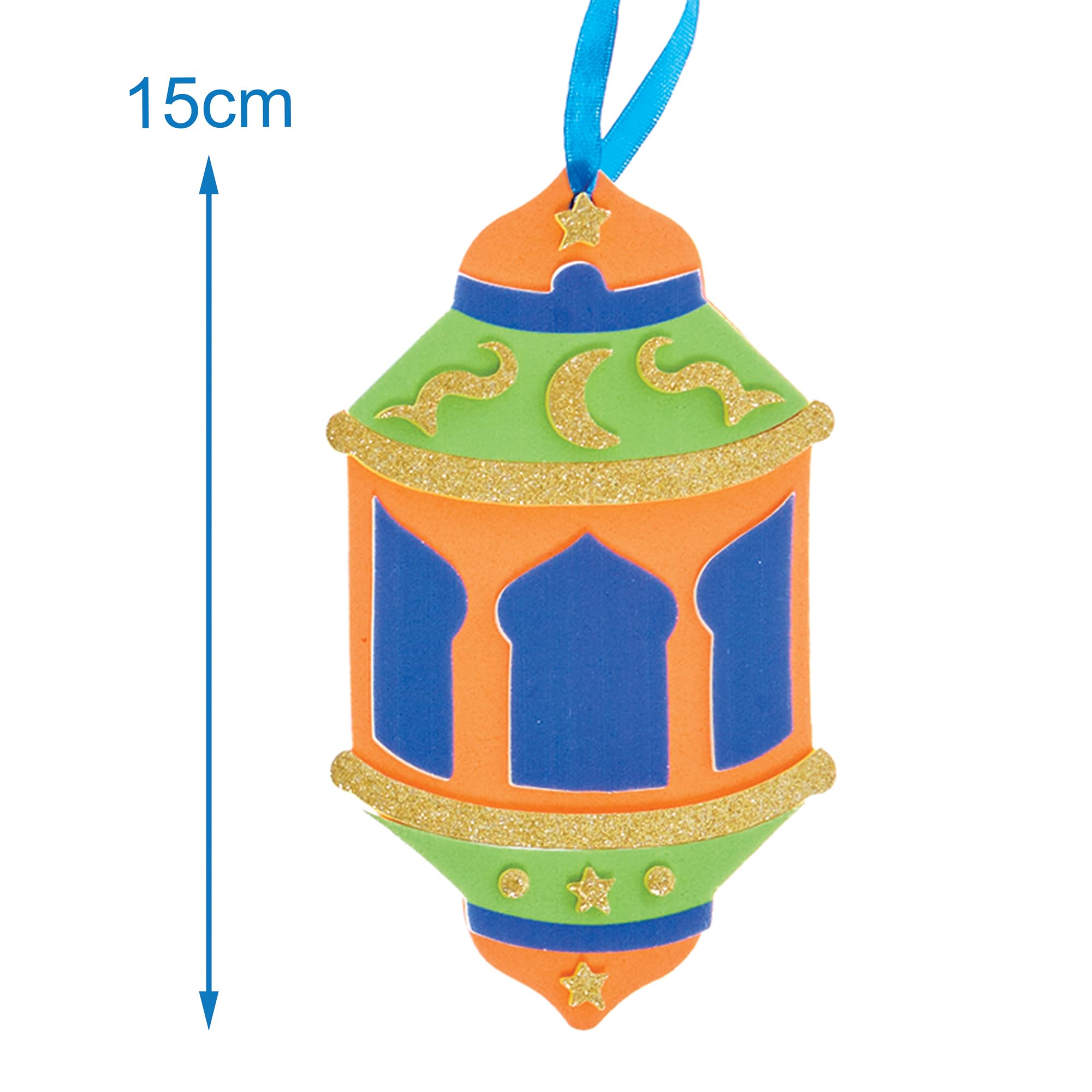 Baker Ross FN361 Ramadan Lantern Mix and Match Kits, Pack of 6, Ramadan Arts and Crafts Kits for Kids, Multicolor - Image 4