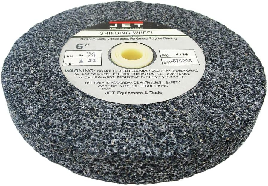 Jet 576206 6 3/4 Bench Grinding Wheel A24