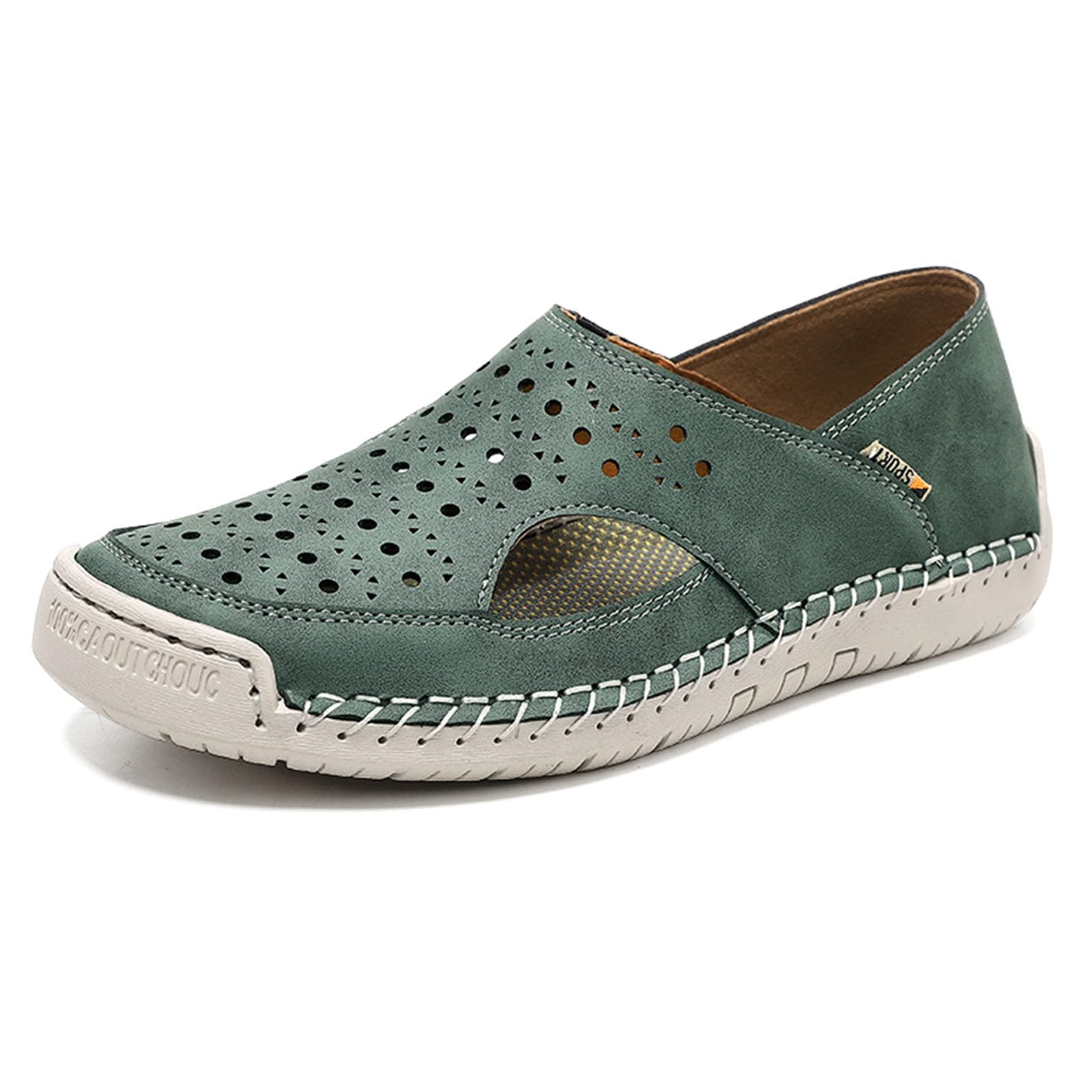 Zapatillas Montela para mujer, zapatillas tradicionales de encaje, malla transpirable, deportivas, elegantes, ocio, Oktoberfest, deportes al aire libre, caminar, Green, 40 EU