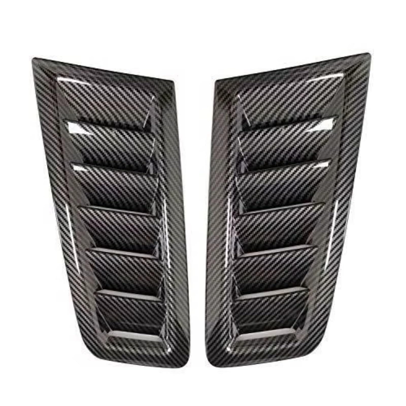 Kompatibel Mit Seat Für Leon MK2 1P Motorhaubenentlüftung Lufteinlassabdeckung Autoteile Zubehör Modifikation Ersatz Lüftungsgitter Haube(Carbon Look)