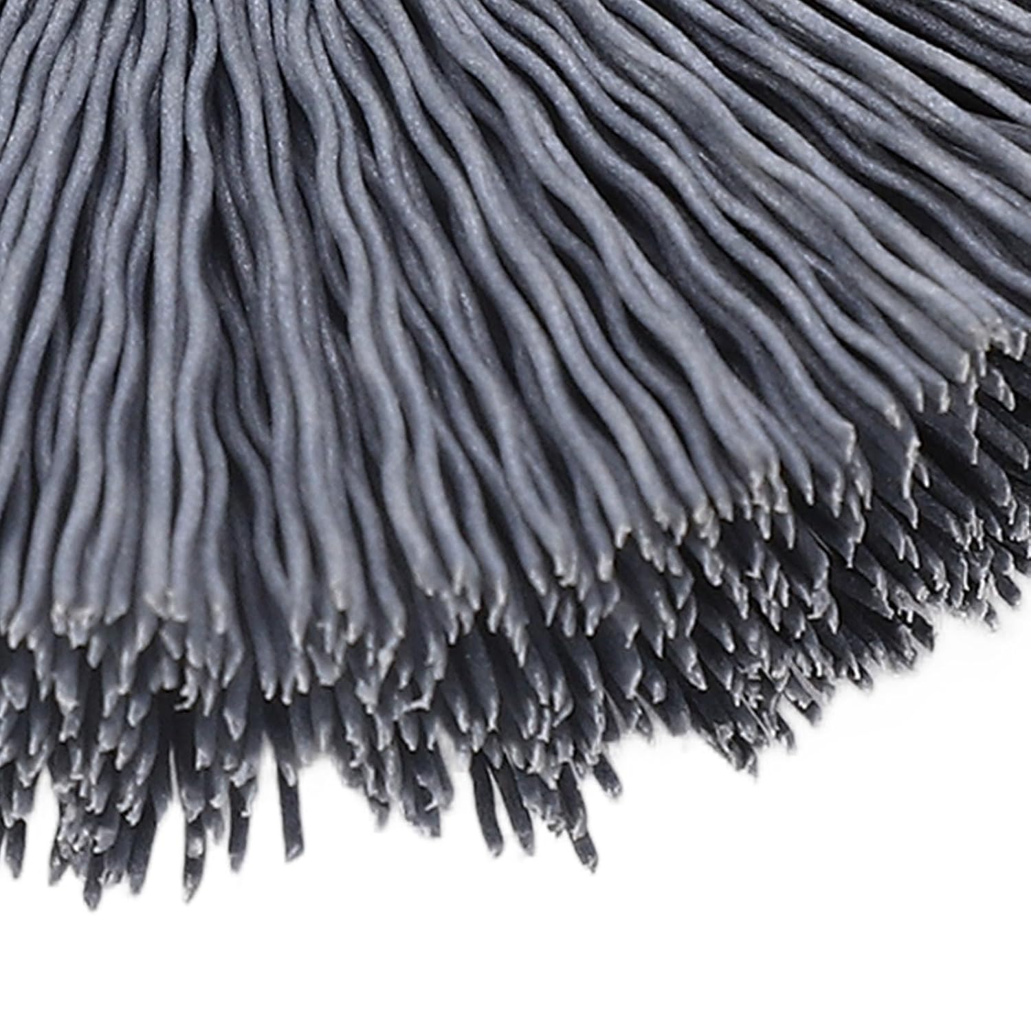 Key Deburring Brush for Key Cutting Machines Crimped Wire Wheel Brush Nylon & Stainless Steel Replacement for Locksmith Tools (80x20x10mm/ 3.15x0.79x0.39in)