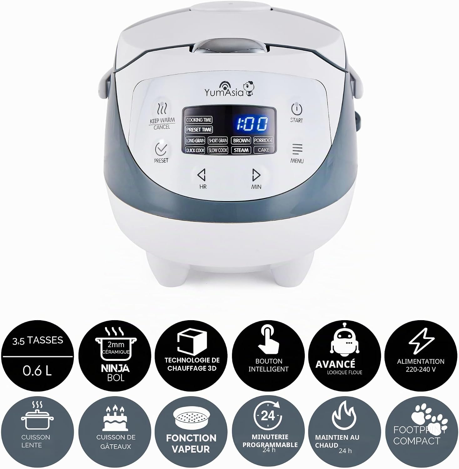 Yum Asia Panda Mini avec accessoires inclus