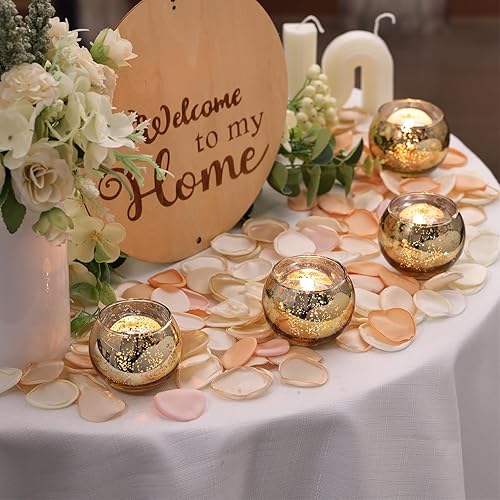 Miniatura 3 de 36 portavelas votivas doradas y 36 portavelas votivas