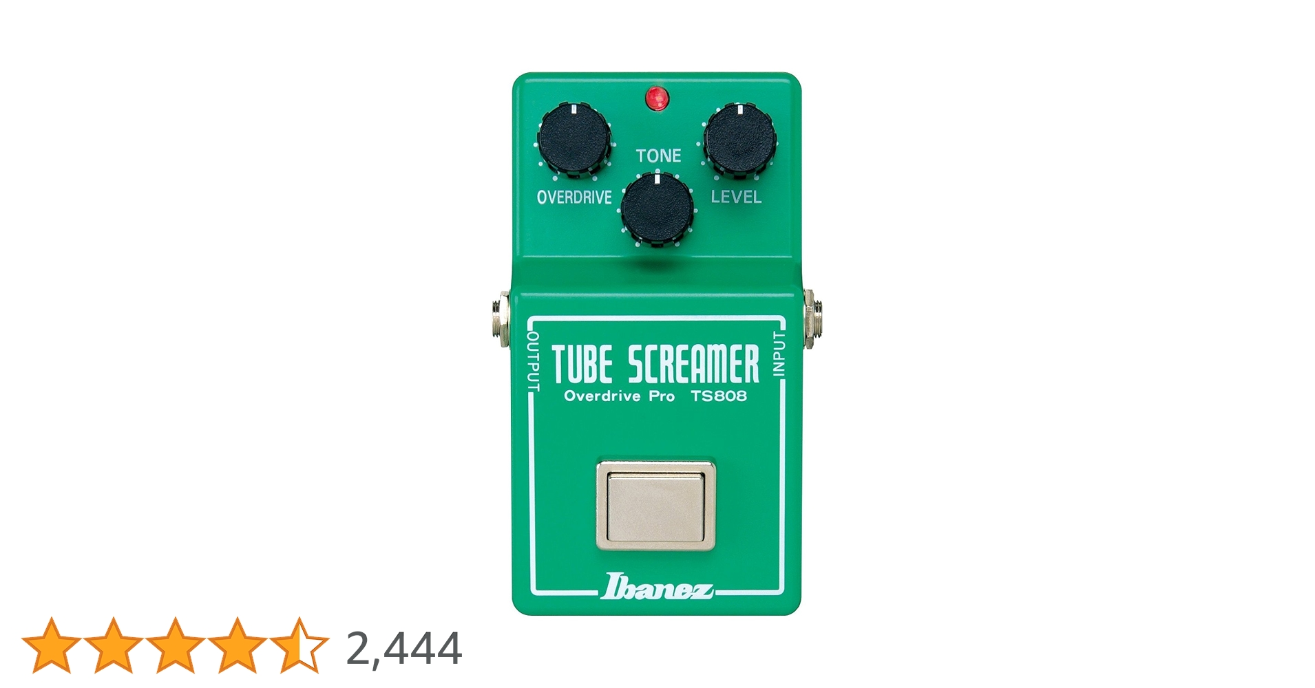 ギター Ibanez Tubescreamer Overdrive Pro TS808 Ibanez TS808HWv2 Tube Screamer Overdrive Pro Pedal | Sweetwater