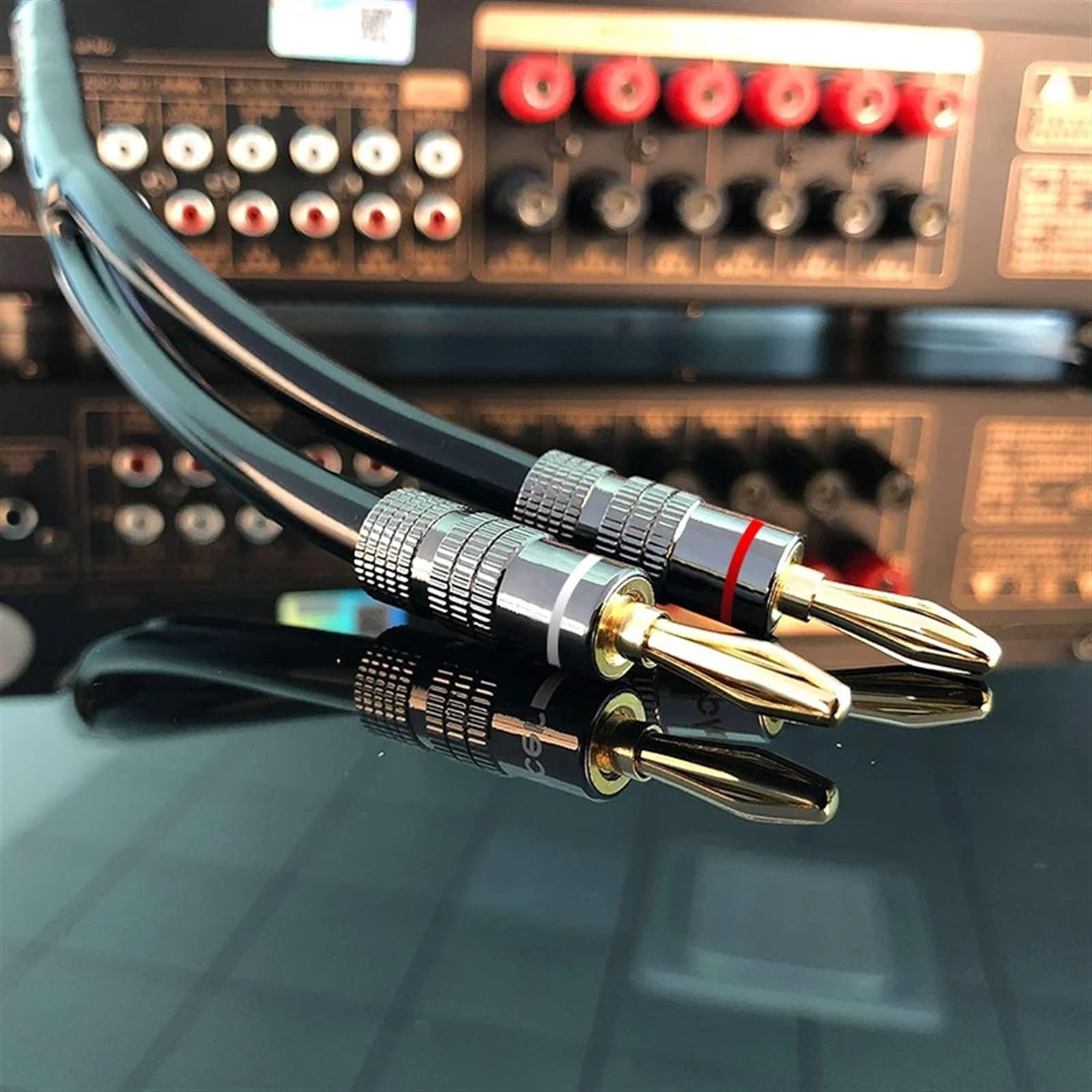5 par/10 sztuk 4 mm Złącza bananowe 24 K pozłacane miedzią Audio Głośnik Wzmacniacz Kabel Pin Śruby Typ Złącza Bananowe Wtyczka (H)