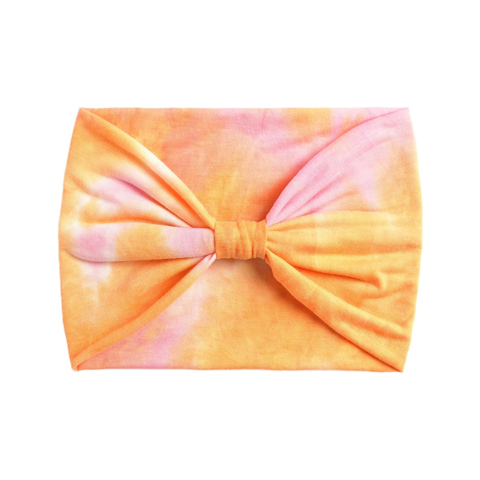 calandis Women Wide Headband Tie Dye Head Scarf Sweat Absorbent Soft Stretchy Bandana Style E | Hair Accessories | Womens Accessories-picture-35