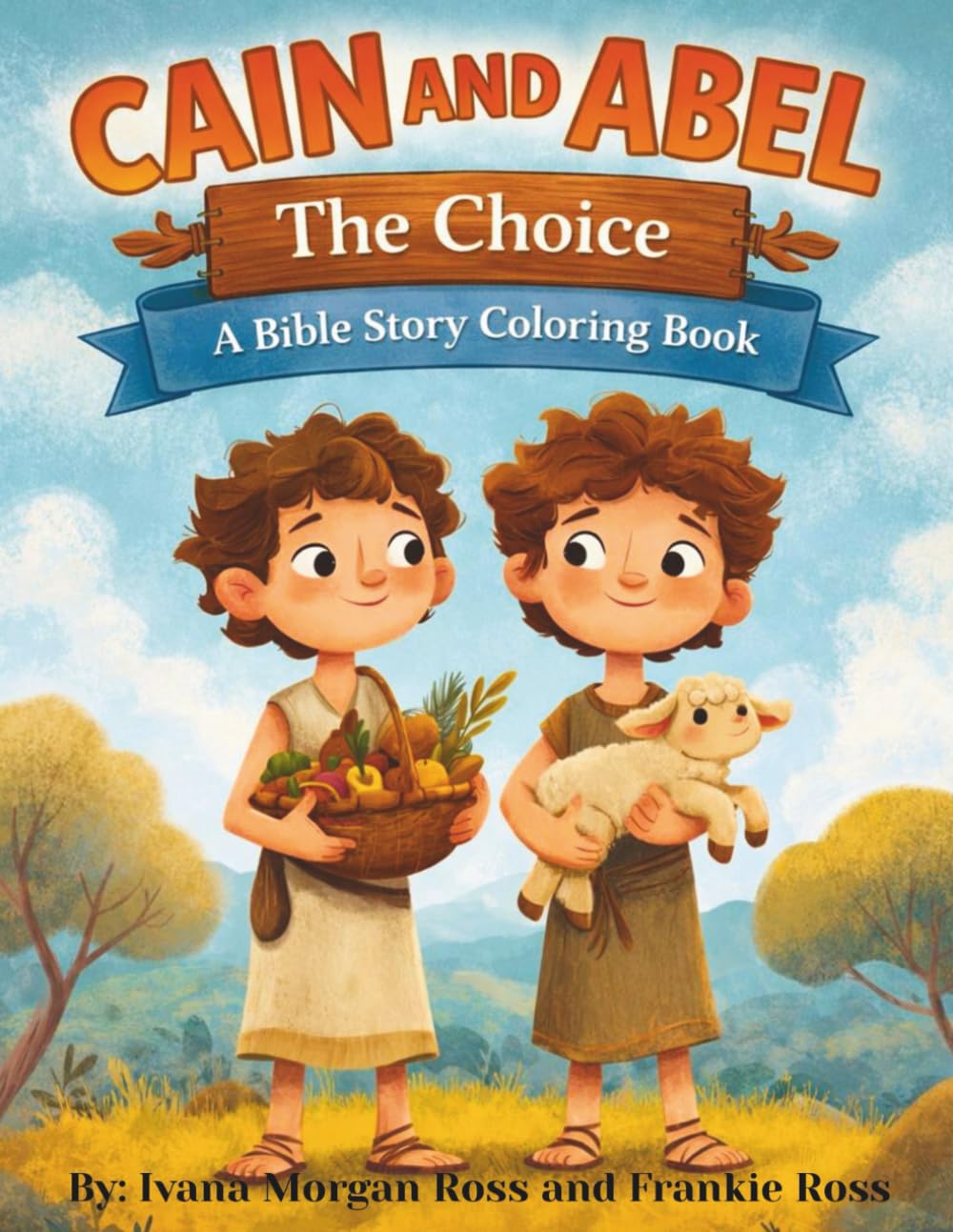 Cain and Abel: The Choice: A Bible Story Coloring Book